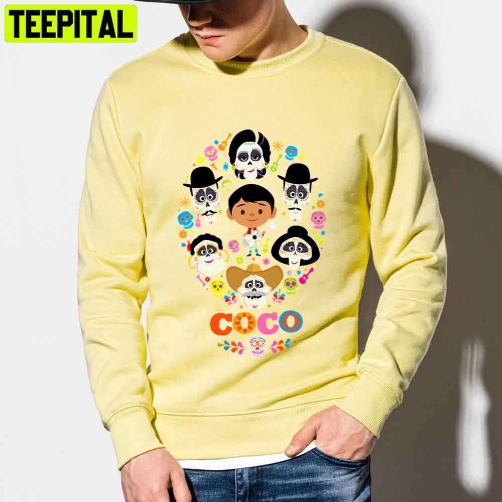 Cute Coco Spooky Animation Unisex T-Shirt Cute Coco Spooky Animation Unisex T-Shirt