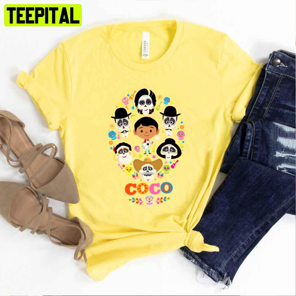 Cute Coco Spooky Animation Unisex T-Shirt Cute Coco Spooky Animation Unisex T-Shirt