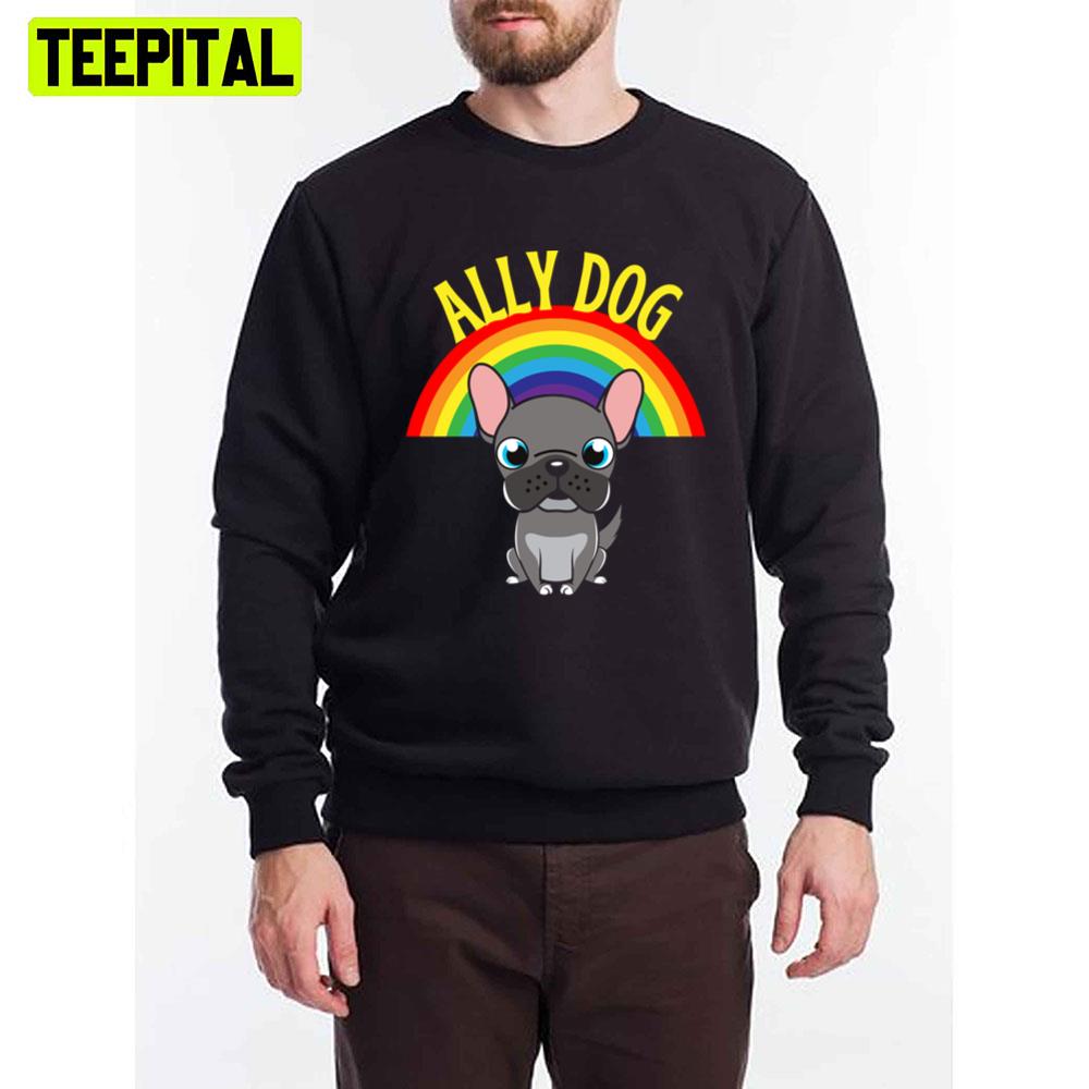 Cute Dog Pride Allyship Unisex T-Shirt Cute Dog Pride Allyship Unisex T-Shirt