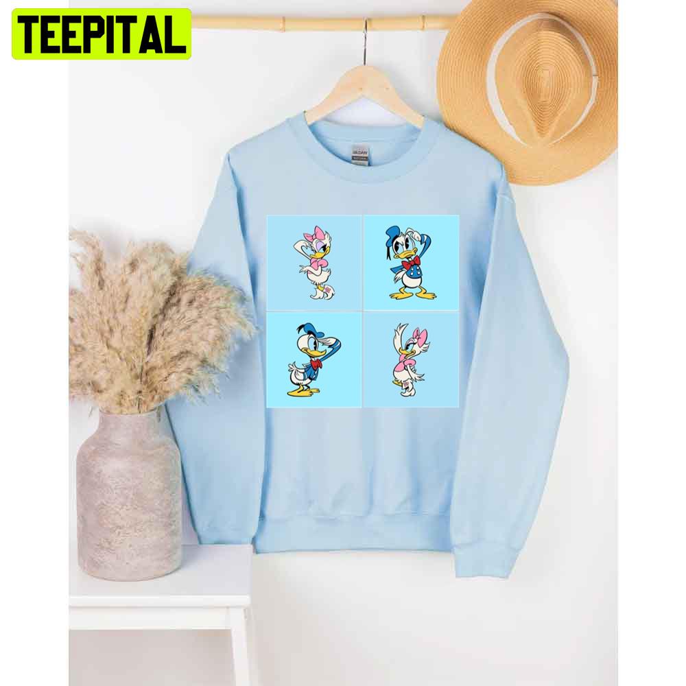 Cute Donald And Daisy Duck Unisex T-Shirt Cute Donald And Daisy Duck Unisex T-Shirt
