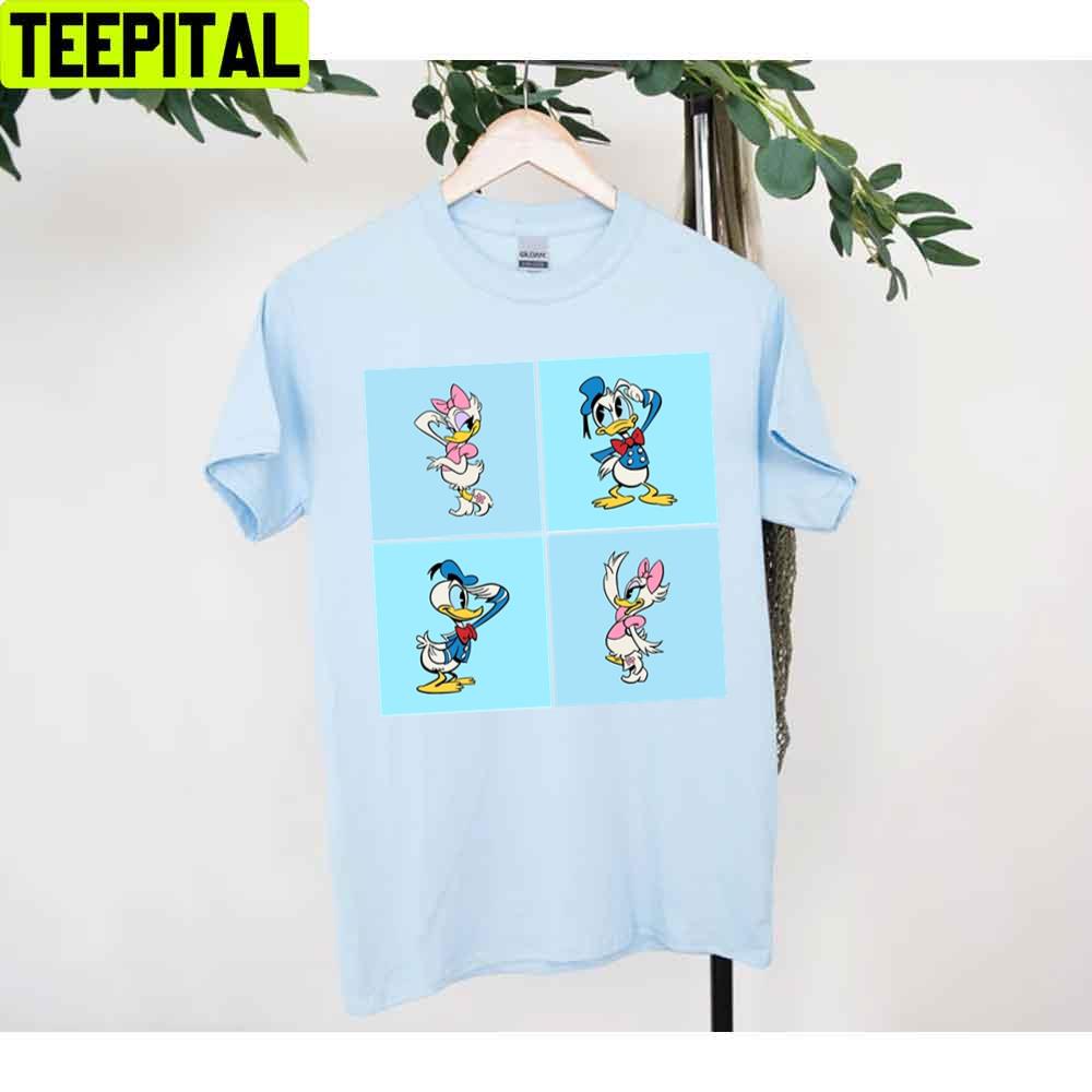 Cute Donald And Daisy Duck Unisex T-Shirt Cute Donald And Daisy Duck Unisex T-Shirt
