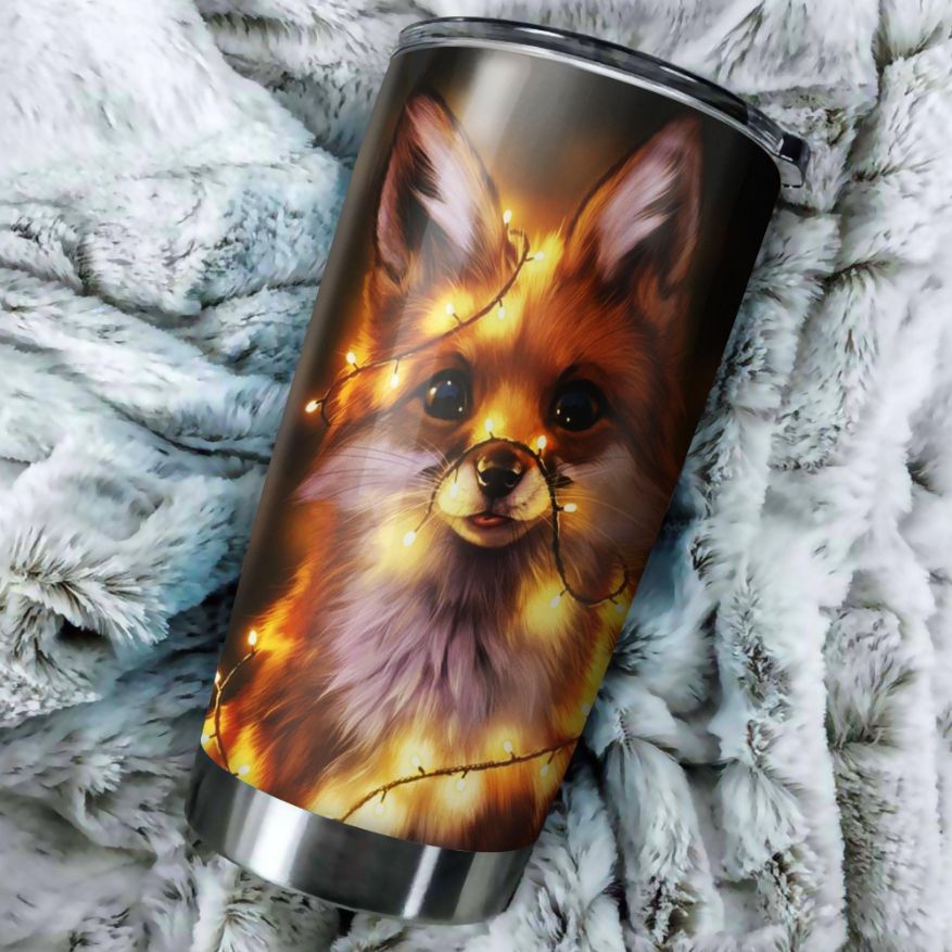 Cute Fox Christmas Gift For Lover Day Travel Tumbler All Over Print Cute Fox Christmas Gift For Lover Day Travel Tumbler All Over Print