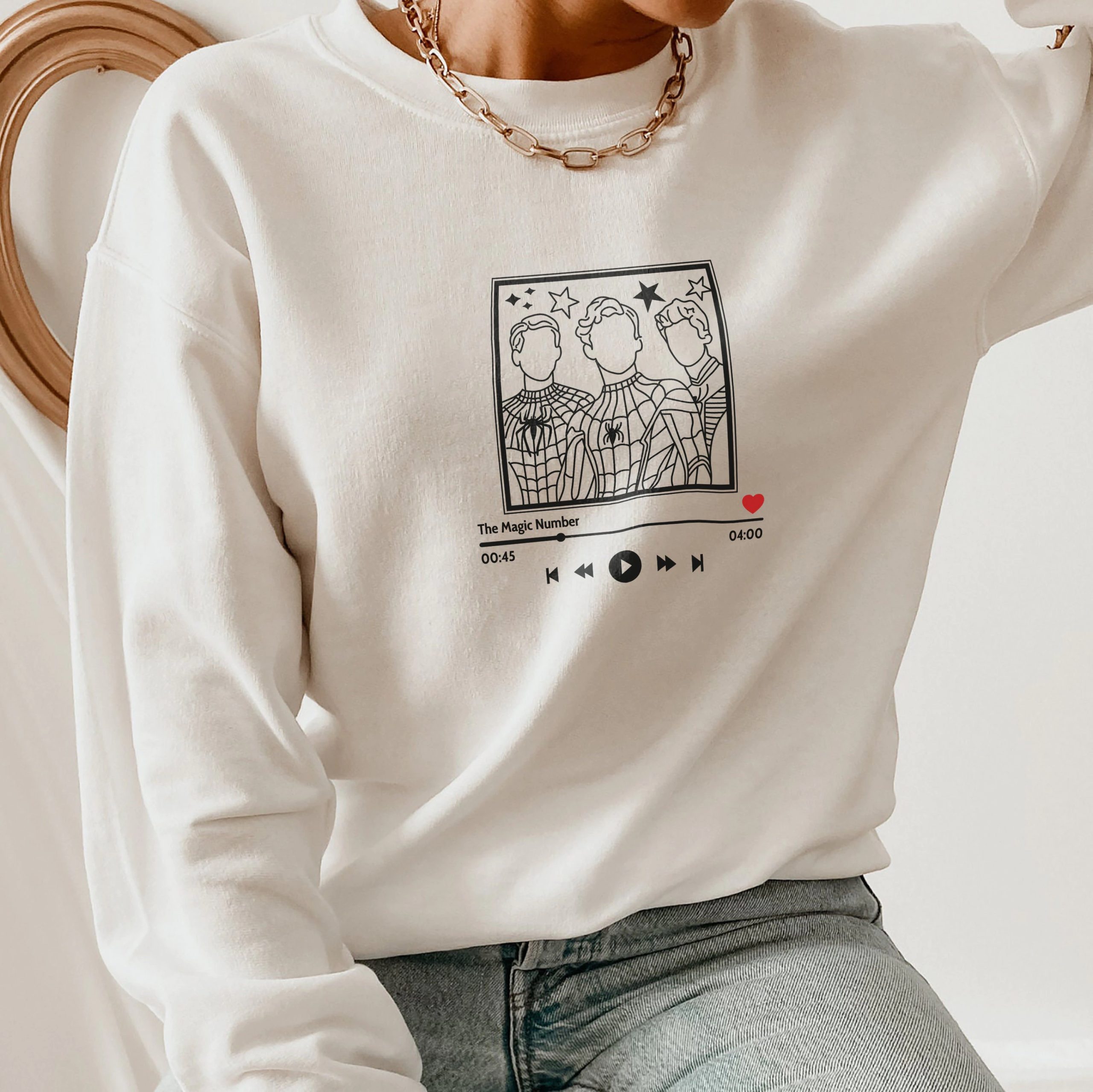 Cute Heart The Magic Number No Way Home Shirt Unisex Sweatshirt Cute Heart The Magic Number No Way Home Shirt Unisex Sweatshirt