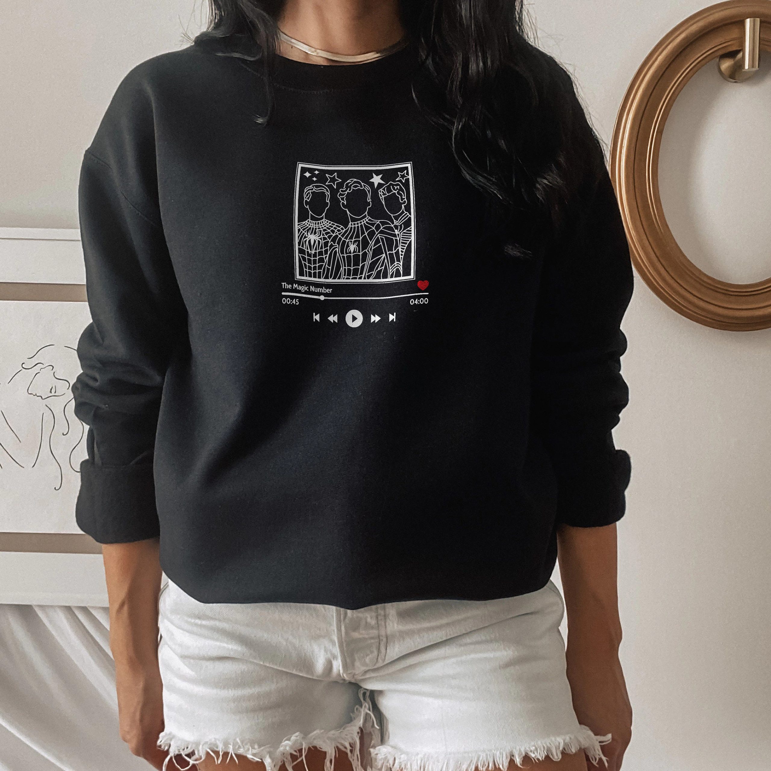 Cute Heart The Magic Number No Way Home Shirt Unisex Sweatshirt Cute Heart The Magic Number No Way Home Shirt Unisex Sweatshirt