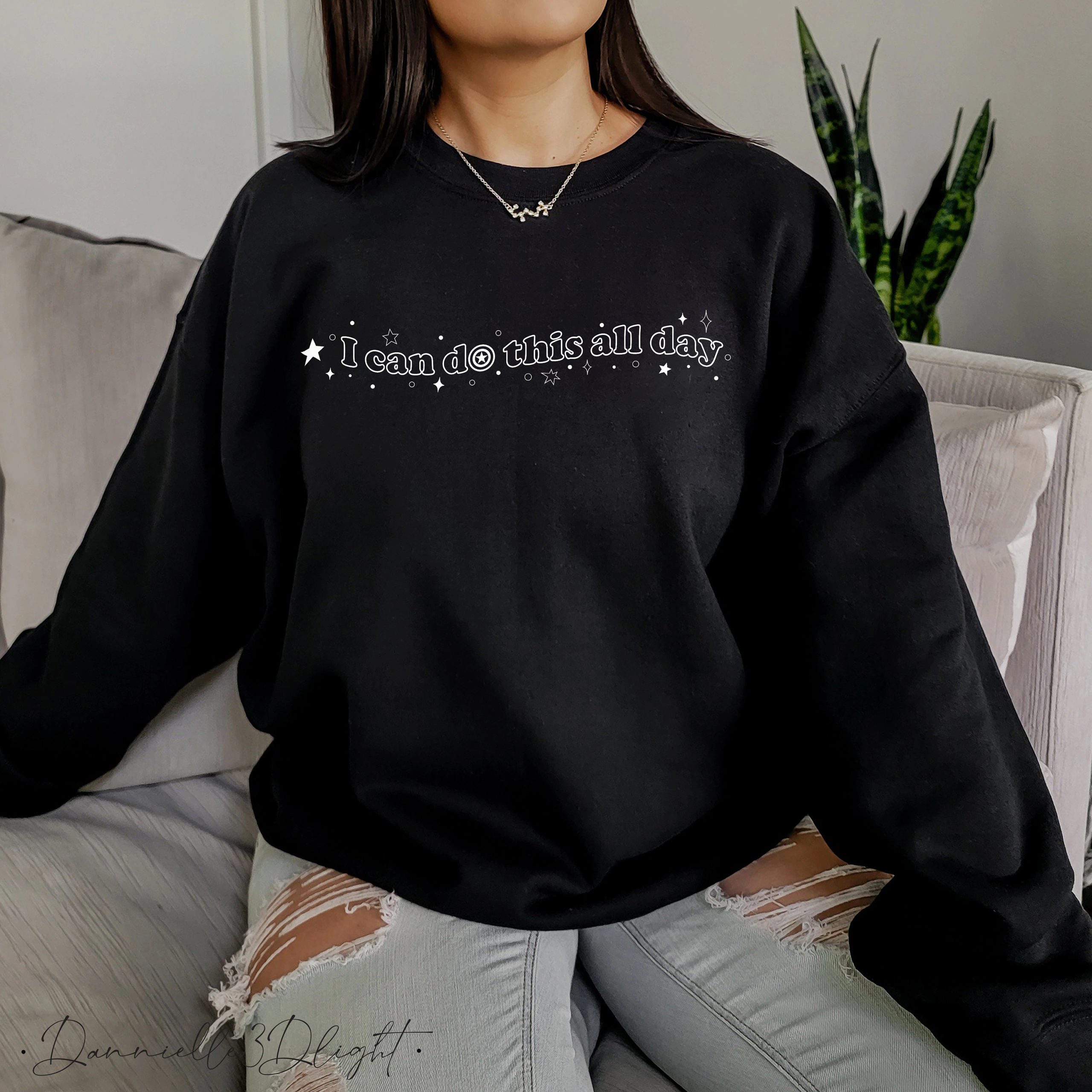 Cute Star I Can Do This All Day Unisex Sweatshirt Cute Star I Can Do This All Day Unisex Sweatshirt