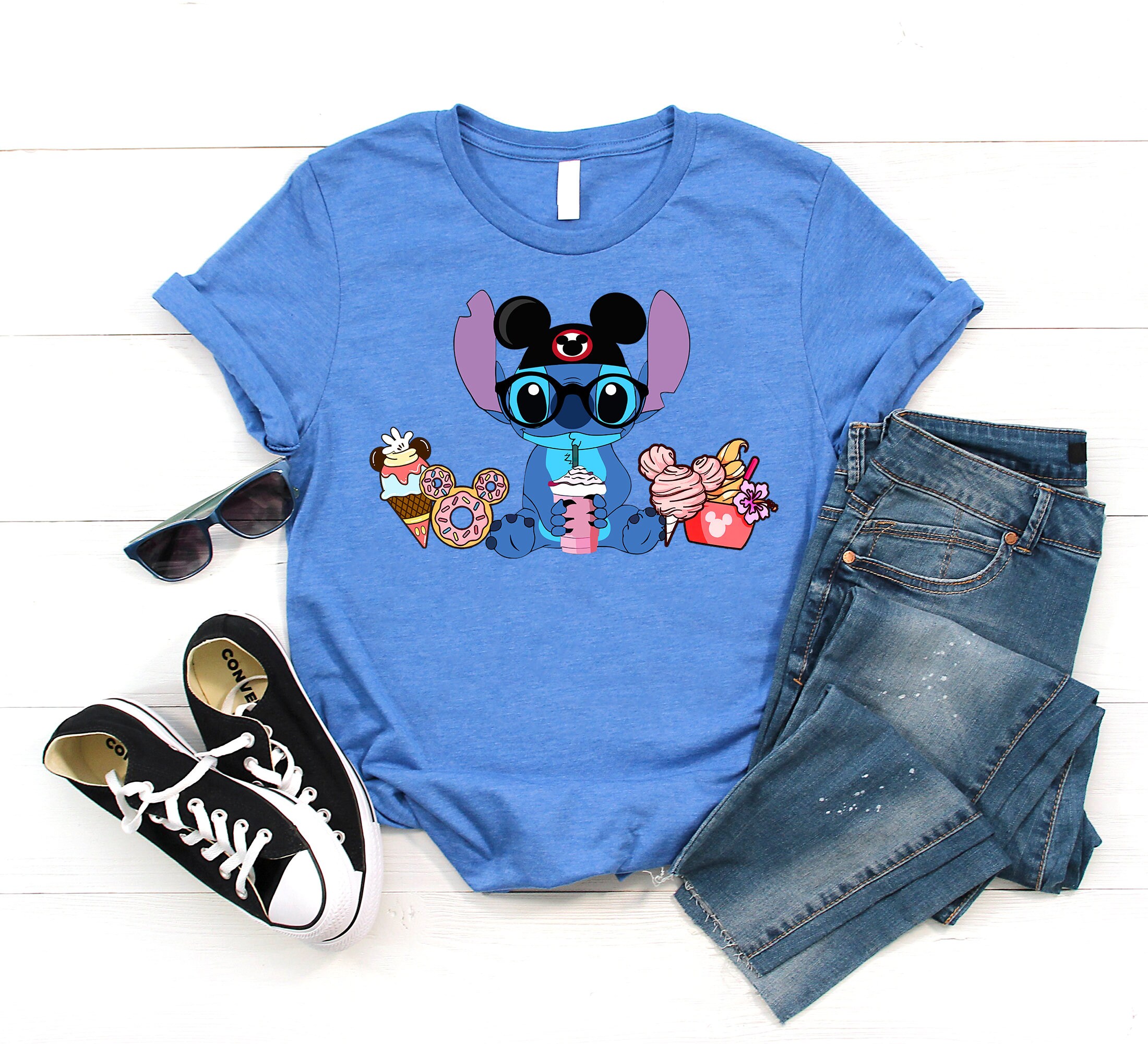 Cute Stitch Snacks Disney Unisex T-Shirt Cute Stitch Snacks Disney Unisex T-Shirt