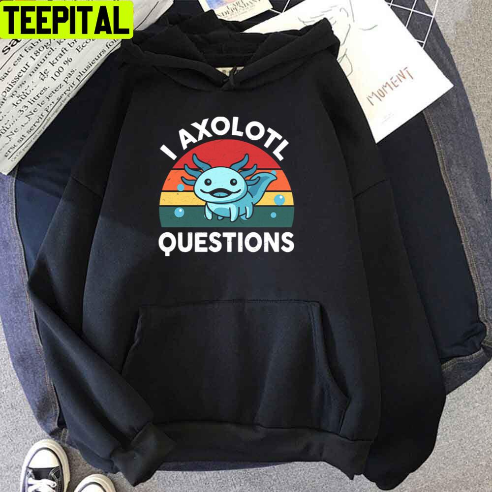 Cute Vintage Axolotl Questions Unisex T-Shirt Cute Vintage Axolotl Questions Unisex T-Shirt