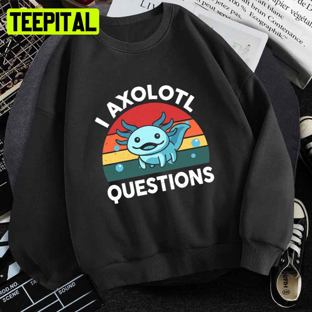 Cute Vintage Axolotl Questions Unisex T-Shirt Cute Vintage Axolotl Questions Unisex T-Shirt
