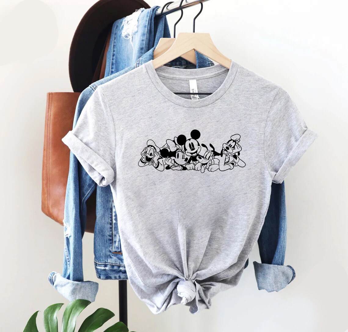 Cute Vintage Disney Characters Unisex T-Shirt Cute Vintage Disney Characters Unisex T-Shirt