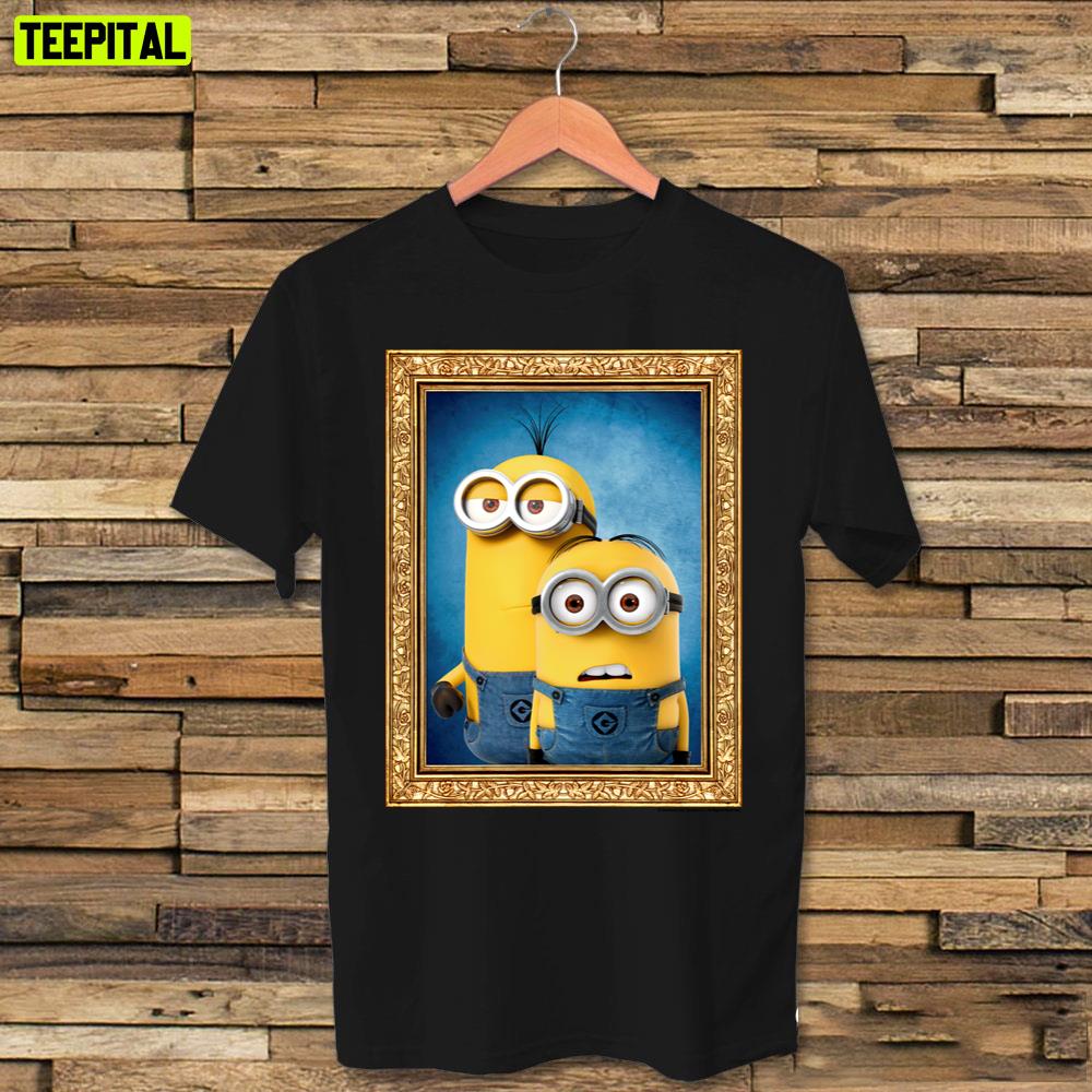 Despicable Me Minions Group Framed Portrait Unisex T-Shirt Despicable Me Minions Group Framed Portrait Unisex T-Shirt