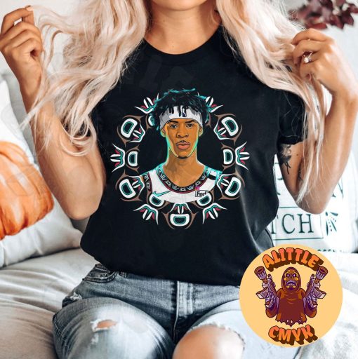 Digital Art Ja Morant Memphis Grizzlies Basketball Unisex T-Shirt
