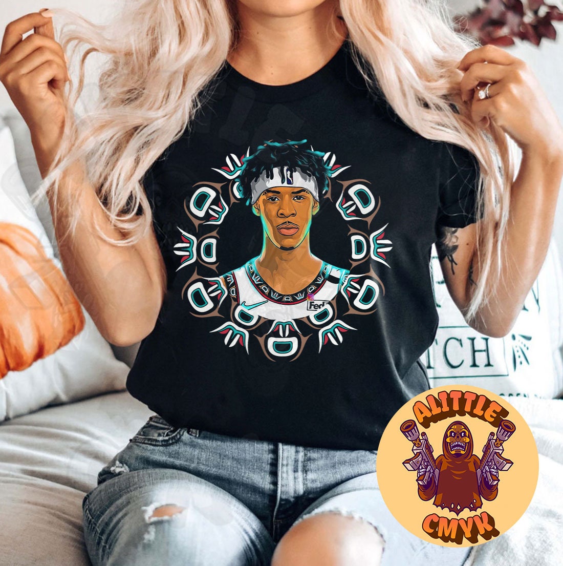 Digital Art Ja Morant Memphis Grizzlies Basketball Unisex T-Shirt Digital Art Ja Morant Memphis Grizzlies Basketball Unisex T-Shirt