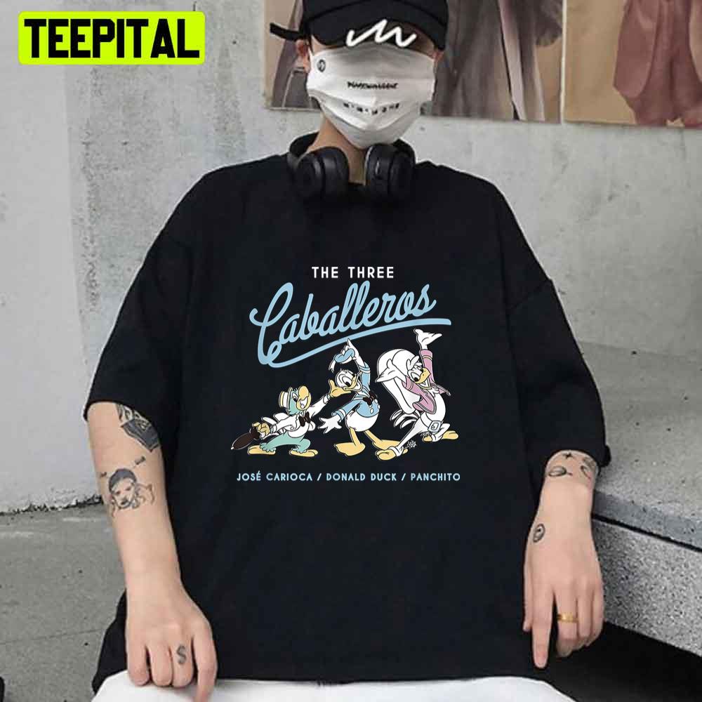 Disney The Three Caballeros Retro Donald Duck Unisex T-Shirt Disney The Three Caballeros Retro Donald Duck Unisex T-Shirt