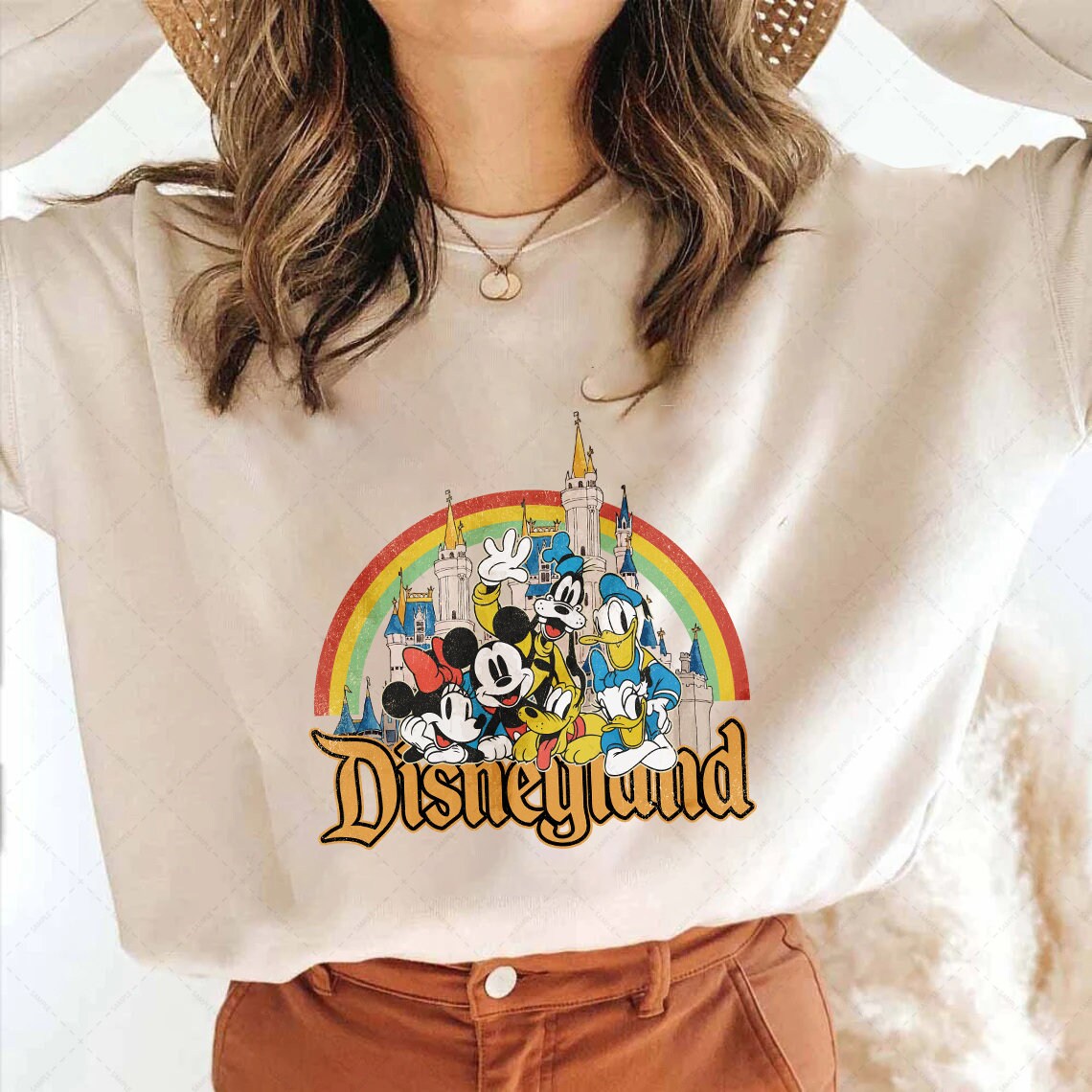 Disneyland Rainbow Unisex Sweatshirt Disneyland Rainbow Unisex Sweatshirt