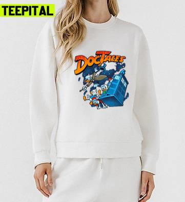 Doctales Parody Funny Doctor Who Design Graphic Unisex Sweatshirt Doctales Parody Funny Doctor Who Design Graphic Unisex Sweatshirt