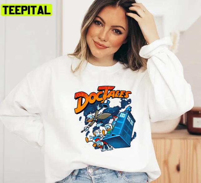Doctales Parody Funny Doctor Who Design Graphic Unisex Sweatshirt Doctales Parody Funny Doctor Who Design Graphic Unisex Sweatshirt
