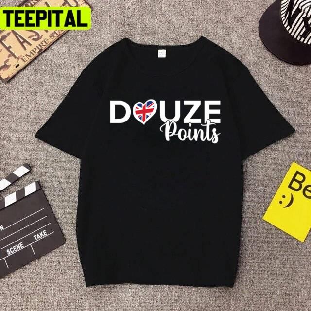 Douze Points United Kingdom Eurovision Design Unisex T-Shirt Douze Points United Kingdom Eurovision Design Unisex T-Shirt