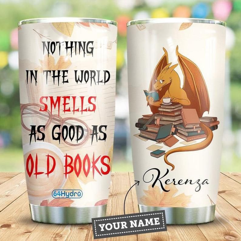Dragon Book And Coffee Personalized Gift For Lover Day Travel Tumbler Dragon Book And Coffee Personalized Gift For Lover Day Travel Tumbler
