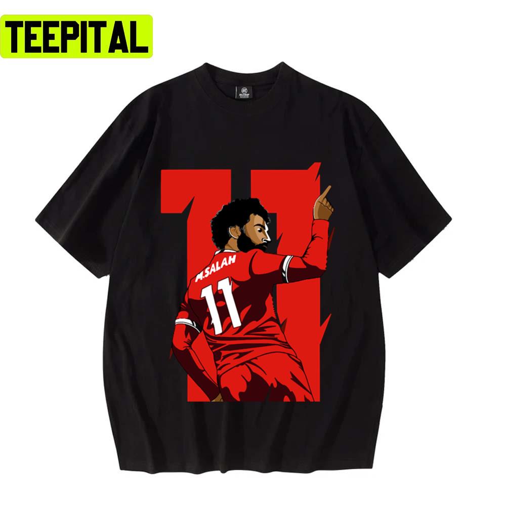 Drawing Moh Salah Liverpool Design Unisex T-Shirt Drawing Moh Salah Liverpool Design Unisex T-Shirt