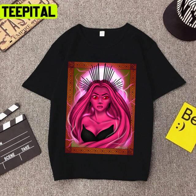 Dread Queen With Background Design Unisex T-Shirt Dread Queen With Background Design Unisex T-Shirt