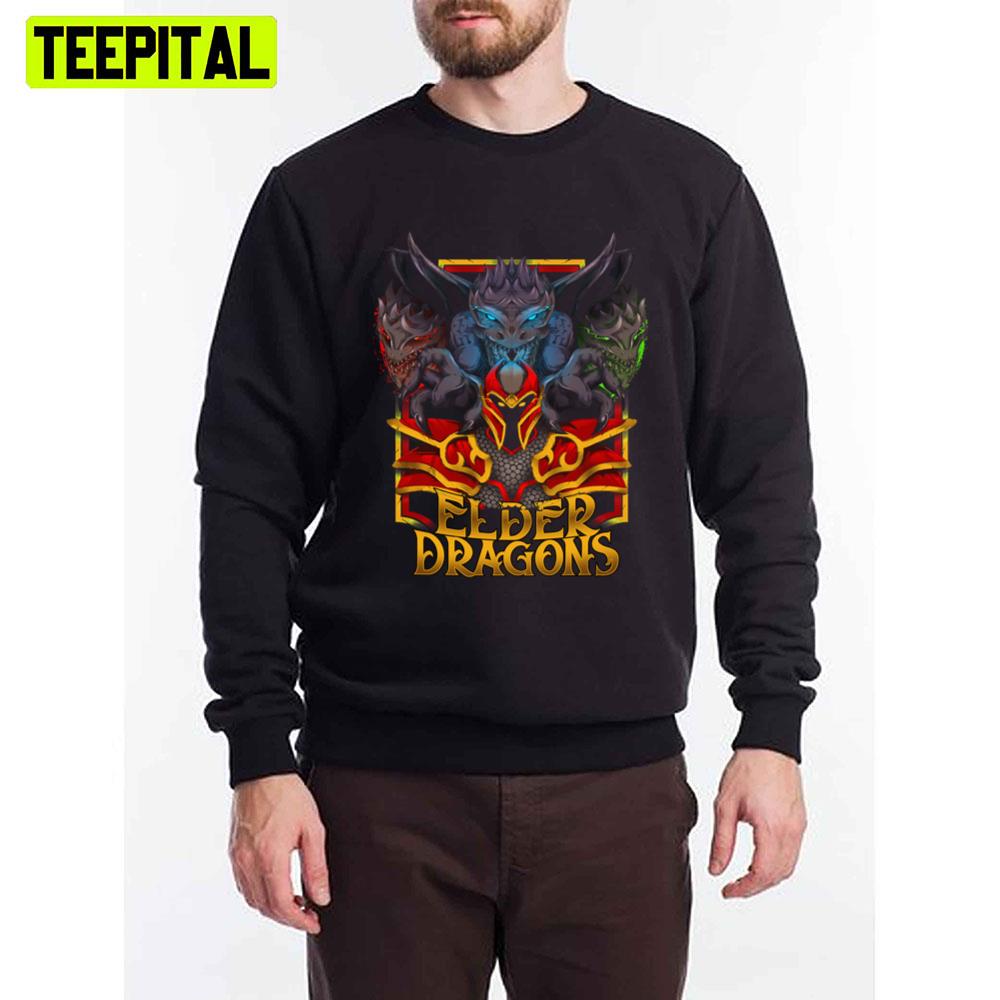 Elder Dragons Dota 2 Dragon Knight Unisex T-Shirt Elder Dragons Dota 2 Dragon Knight Unisex T-Shirt