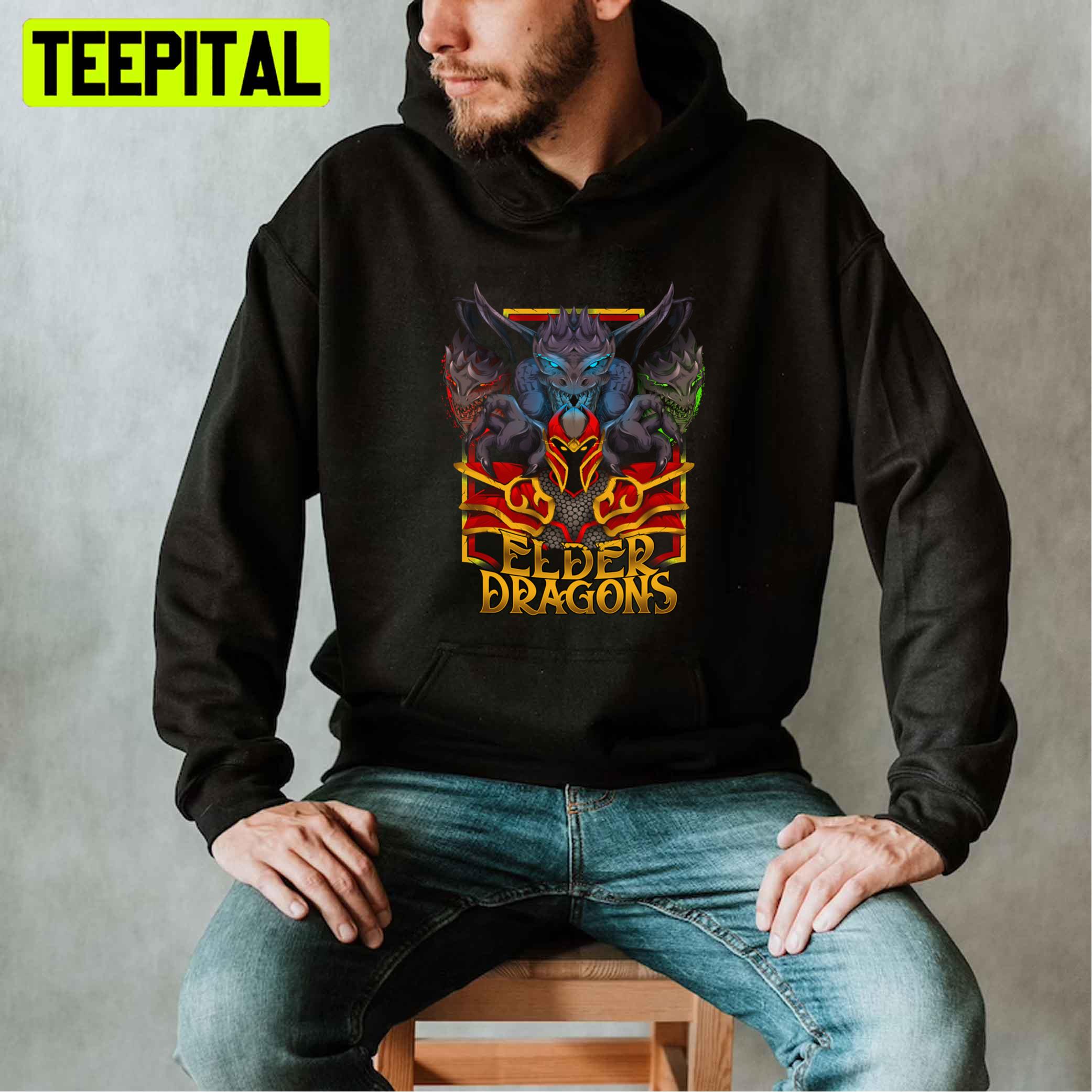 Elder Dragons Dota 2 Dragon Knight Unisex T-Shirt Elder Dragons Dota 2 Dragon Knight Unisex T-Shirt
