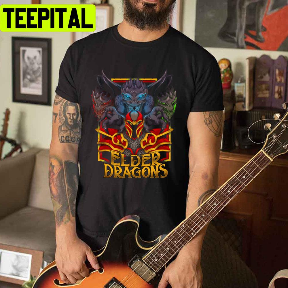 Elder Dragons Dota 2 Dragon Knight Unisex T-Shirt Elder Dragons Dota 2 Dragon Knight Unisex T-Shirt
