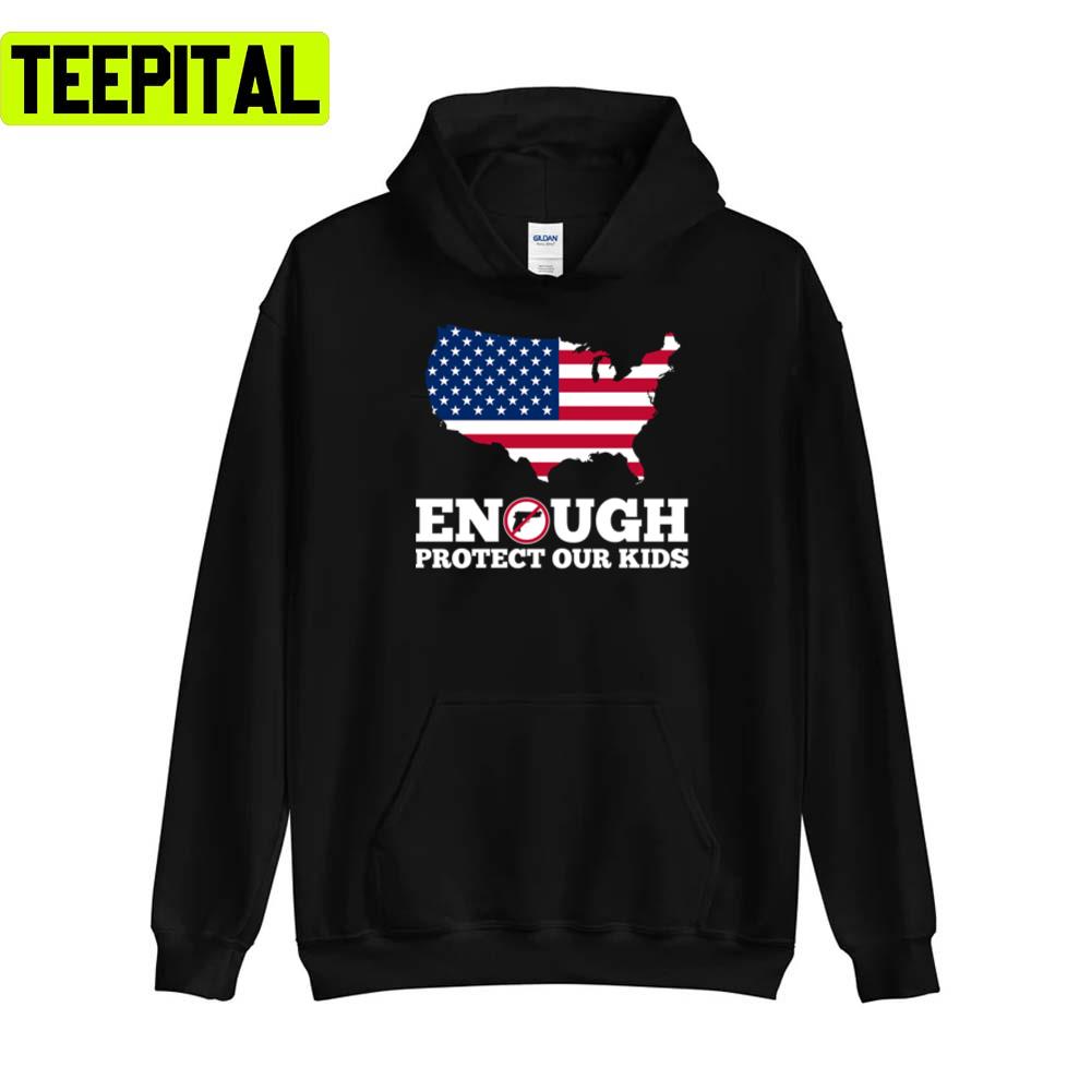 Enough Guns Protect Our Kids Mass Shooting Unisex T-Shirt Enough Guns Protect Our Kids Mass Shooting Unisex T-Shirt