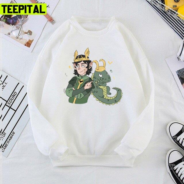 Fan Art Of Croki And Loki Tom Hiddleston Marvel Unisex T-Shirt Fan Art Of Croki And Loki Tom Hiddleston Marvel Unisex T-Shirt