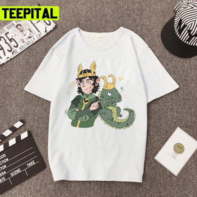 Fan Art Of Croki And Loki Tom Hiddleston Marvel Unisex T-Shirt Fan Art Of Croki And Loki Tom Hiddleston Marvel Unisex T-Shirt