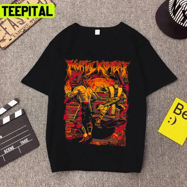 Fan Art The Fight Mortal Kombat Unisex T-Shirt Fan Art The Fight Mortal Kombat Unisex T-Shirt