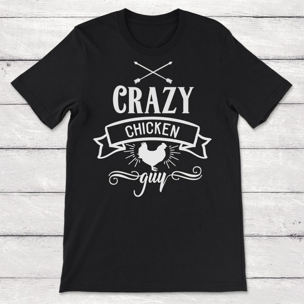 Farm And Country Crazy Chicken Guy Unisex T-Shirt Farm And Country Crazy Chicken Guy Unisex T-Shirt