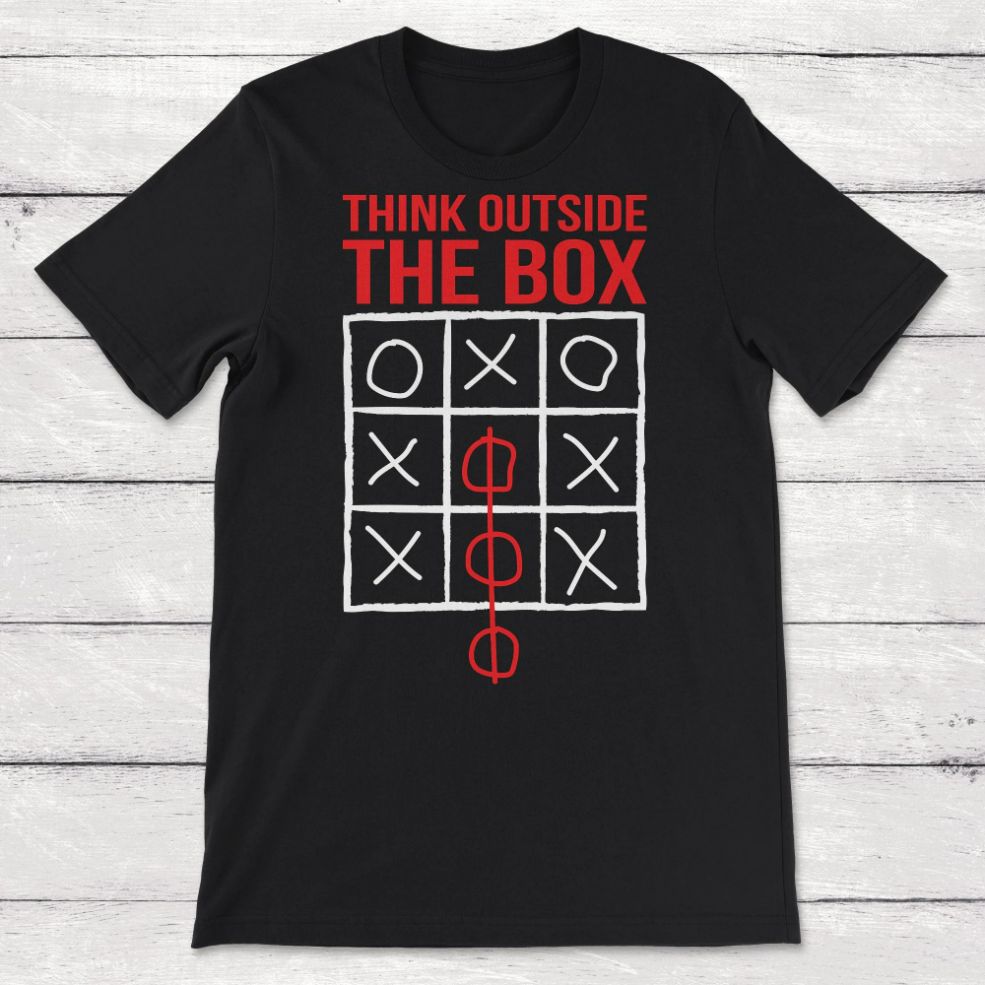 Farmhouse Quotes Farmer Gift Think Outside The Box Unisex T-Shirt Farmhouse Quotes Farmer Gift Think Outside The Box Unisex T-Shirt