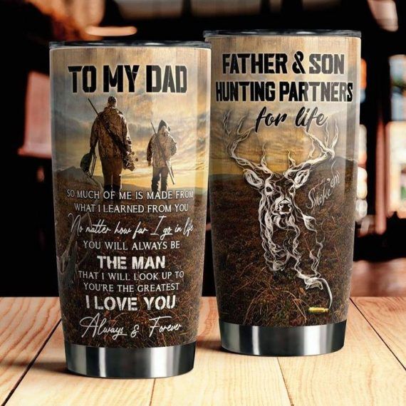 Father And Son Hunting Partners Gift For Lover Day Travel Tumbler Father And Son Hunting Partners Gift For Lover Day Travel Tumbler