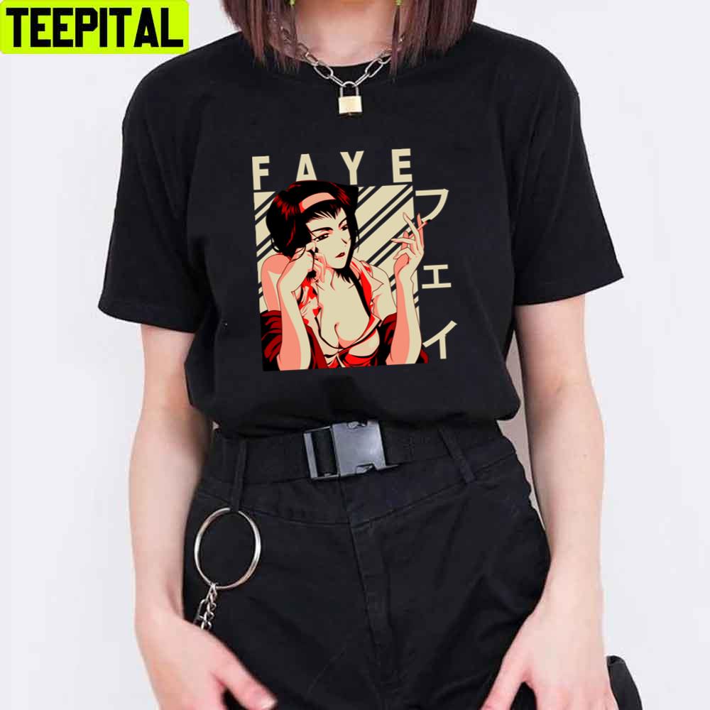 Faye Valentine Vintage Art Unisex T-Shirt Faye Valentine Vintage Art Unisex T-Shirt