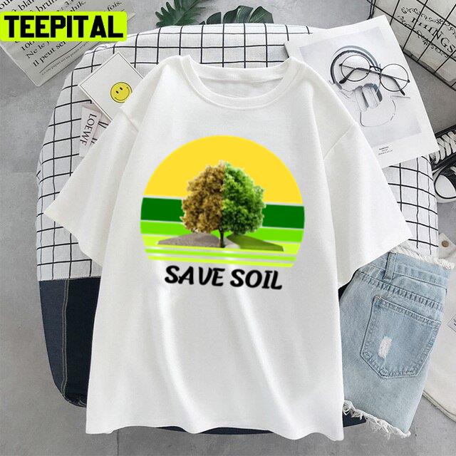 For Green Earth Save Soil Logo Design Unisex T-Shirt For Green Earth Save Soil Logo Design Unisex T-Shirt