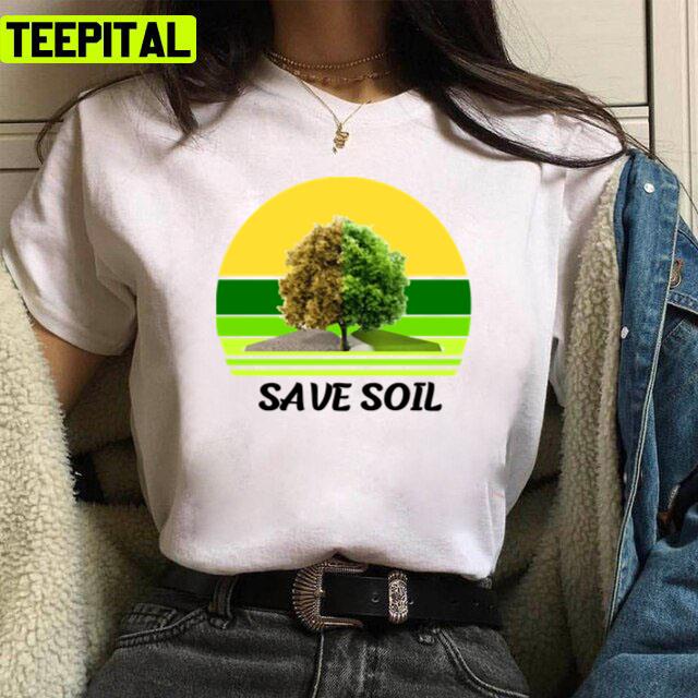 For Green Earth Save Soil Logo Design Unisex T-Shirt For Green Earth Save Soil Logo Design Unisex T-Shirt
