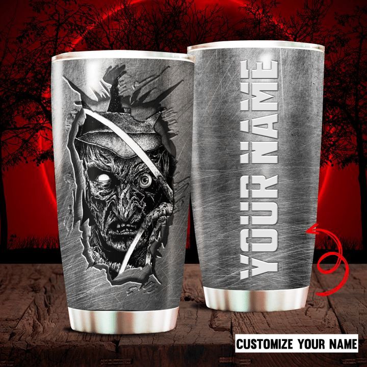 Freddy Krueger Horror Film Halloween 1 Coffee Tumbler All Over Print Freddy Krueger Horror Film Halloween 1 Coffee Tumbler All Over Print