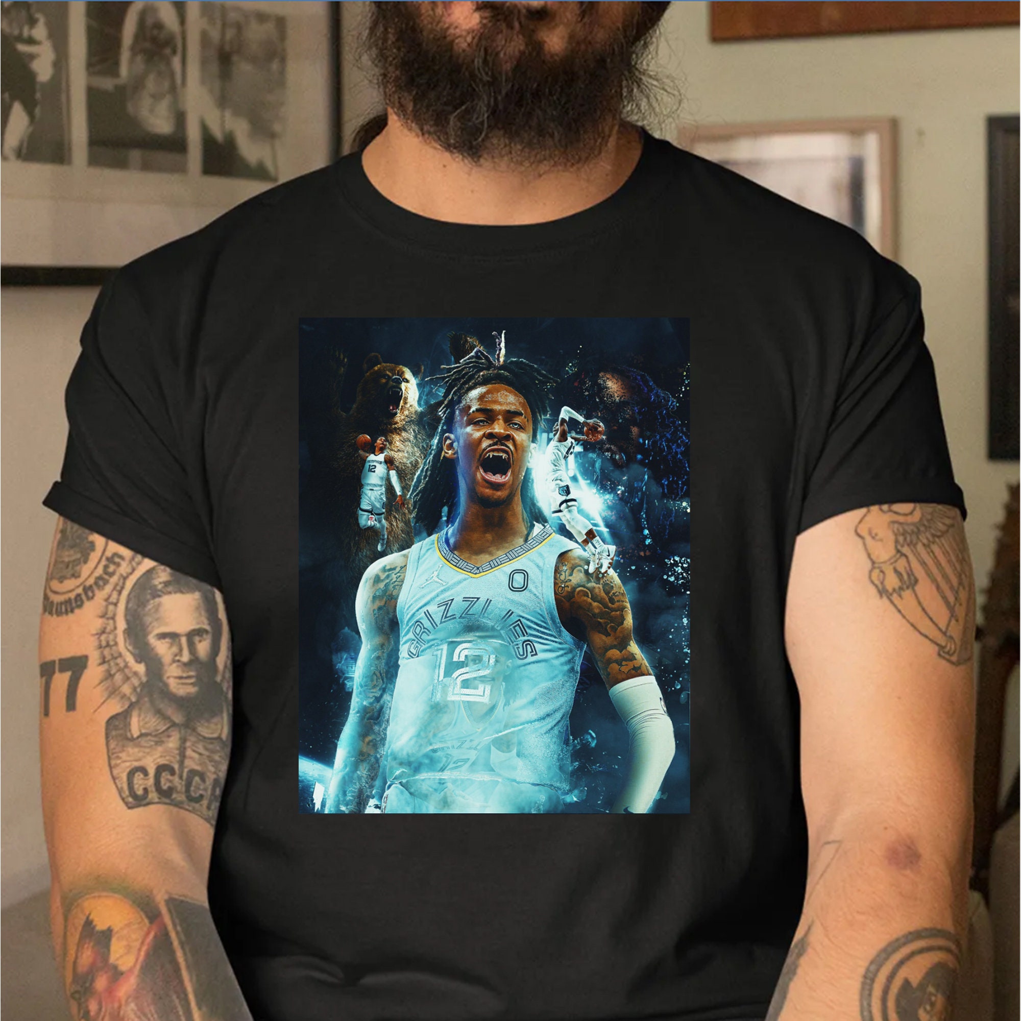 Funny Bear Ja Morant Grizzlies Basketball unisex T-Shirt Funny Bear Ja Morant Grizzlies Basketball unisex T-Shirt