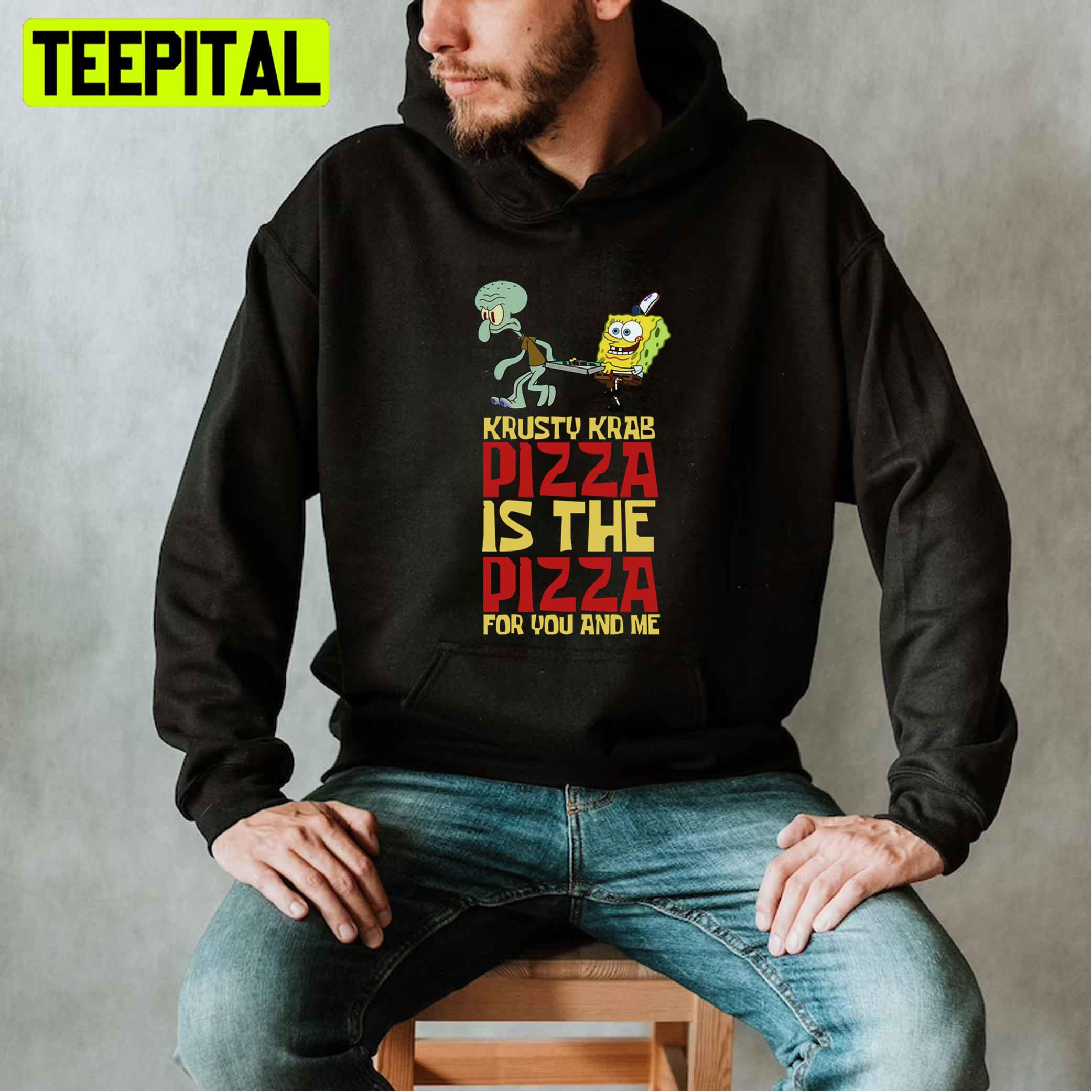 Funny Krusty Krab Pizza Unisex T-Shirt Funny Krusty Krab Pizza Unisex T-Shirt