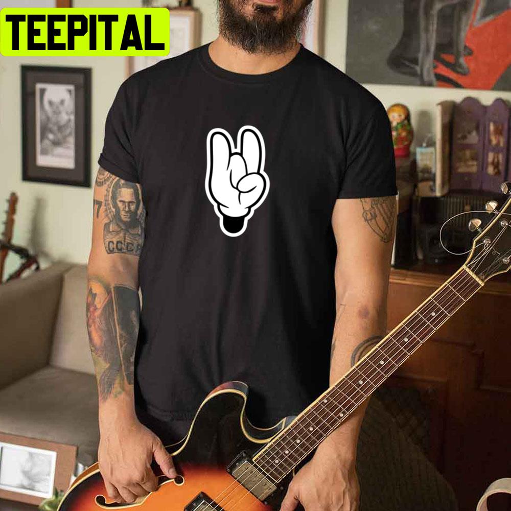 Funny Mickey Mouse Hand Unisex T-Shirt Funny Mickey Mouse Hand Unisex T-Shirt
