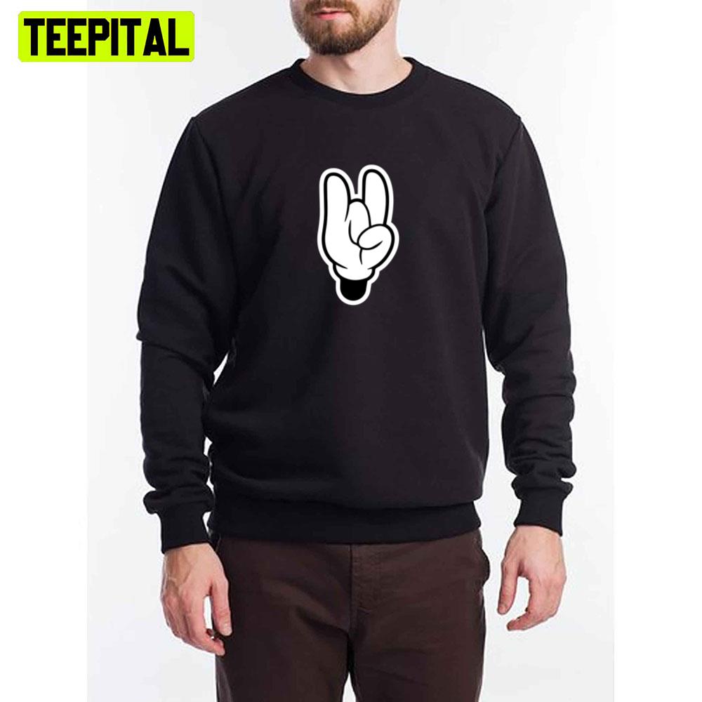 Funny Mickey Mouse Hand Unisex T-Shirt Funny Mickey Mouse Hand Unisex T-Shirt