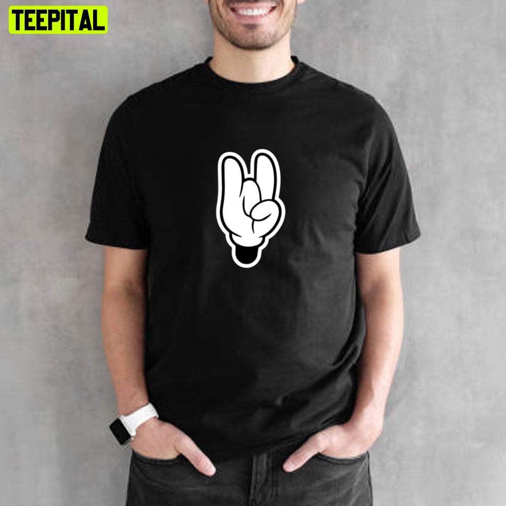 Funny Mickey Mouse Hand Unisex T-Shirt Funny Mickey Mouse Hand Unisex T-Shirt