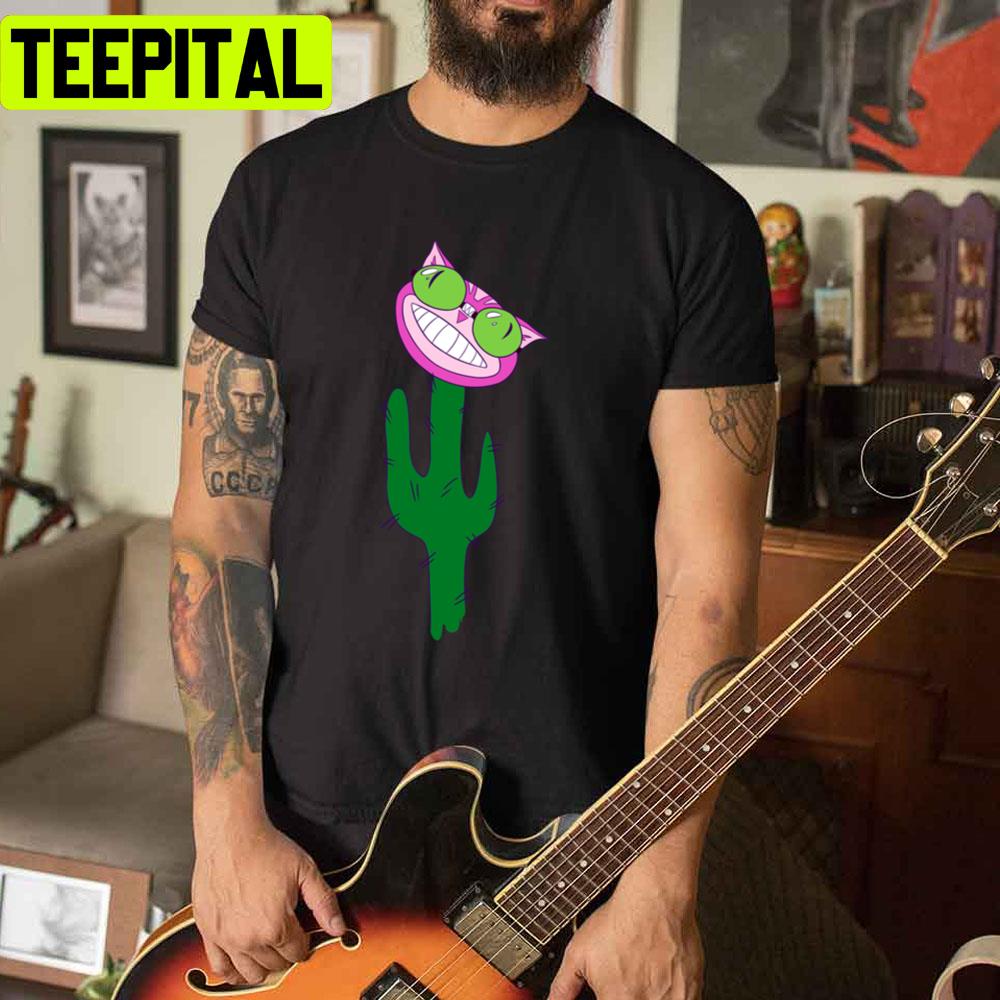 Funny Professor Genki On A Cactus Unisex T-Shirt Funny Professor Genki On A Cactus Unisex T-Shirt