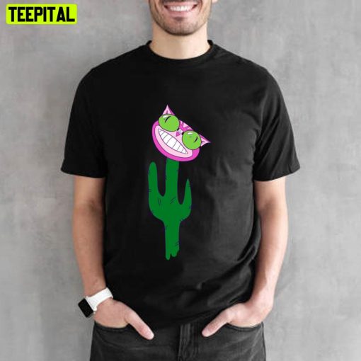 Funny Professor Genki On A Cactus Unisex T-Shirt