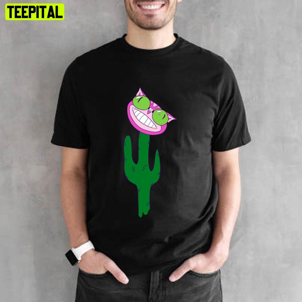 Funny Professor Genki On A Cactus Unisex T-Shirt Funny Professor Genki On A Cactus Unisex T-Shirt