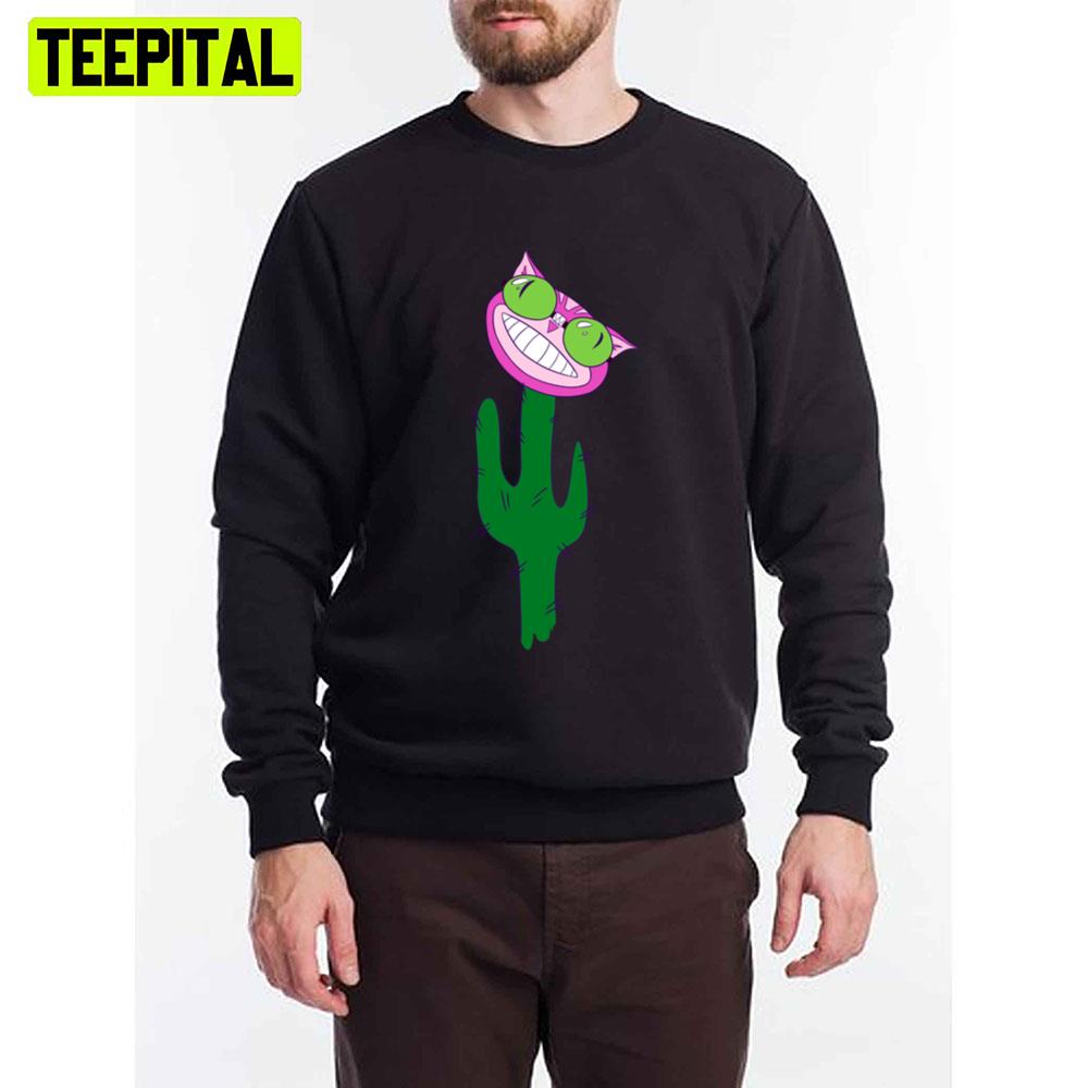 Funny Professor Genki On A Cactus Unisex T-Shirt Funny Professor Genki On A Cactus Unisex T-Shirt