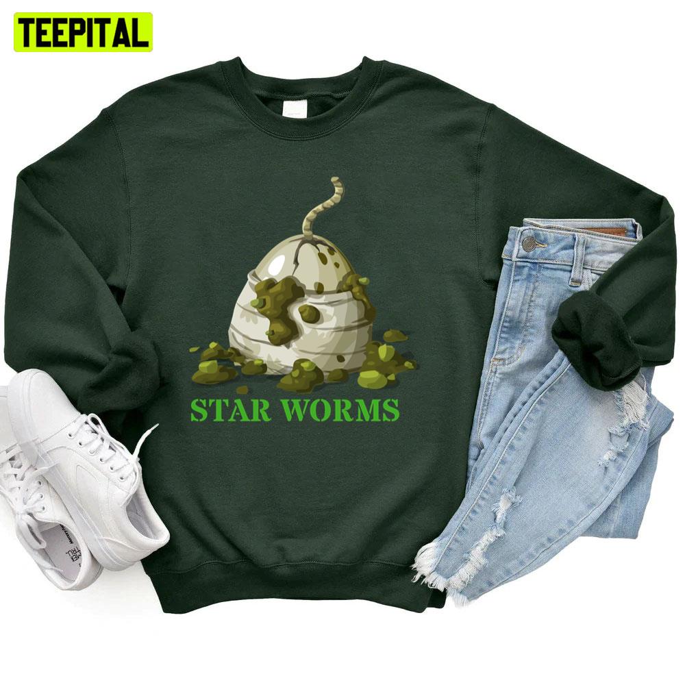 Funny Star Worms Unisex T-Shirt Funny Star Worms Unisex T-Shirt