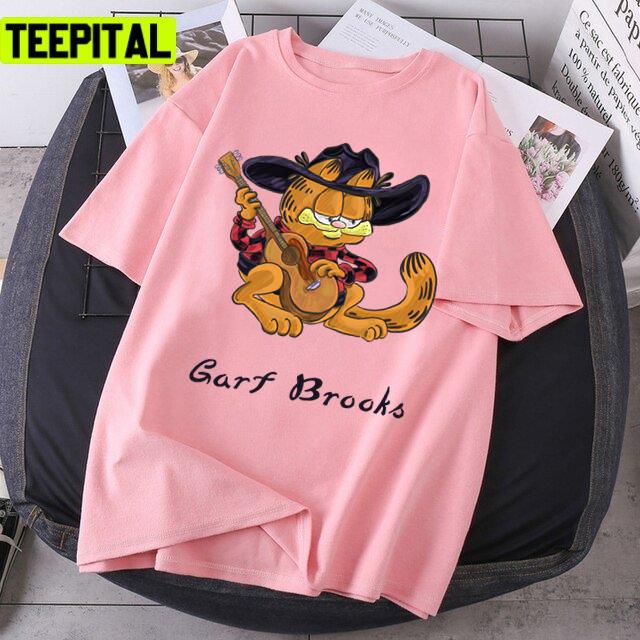 Garf Brooks Cat Funny Garth Brooks Design Unisex T-Shirt Garf Brooks Cat Funny Garth Brooks Design Unisex T-Shirt