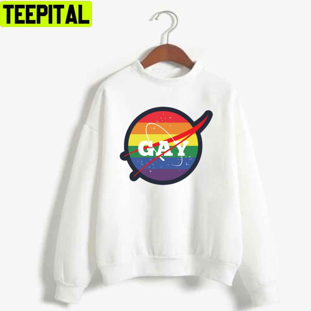 Gay Nasa Style Pride Month Unisex T-Shirt Gay Nasa Style Pride Month Unisex T-Shirt